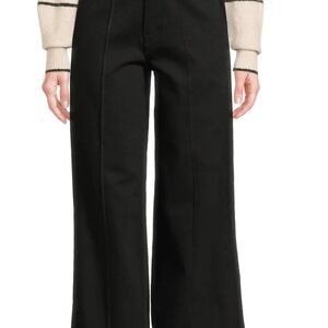 Madewell Black Wide-Leg Jeans